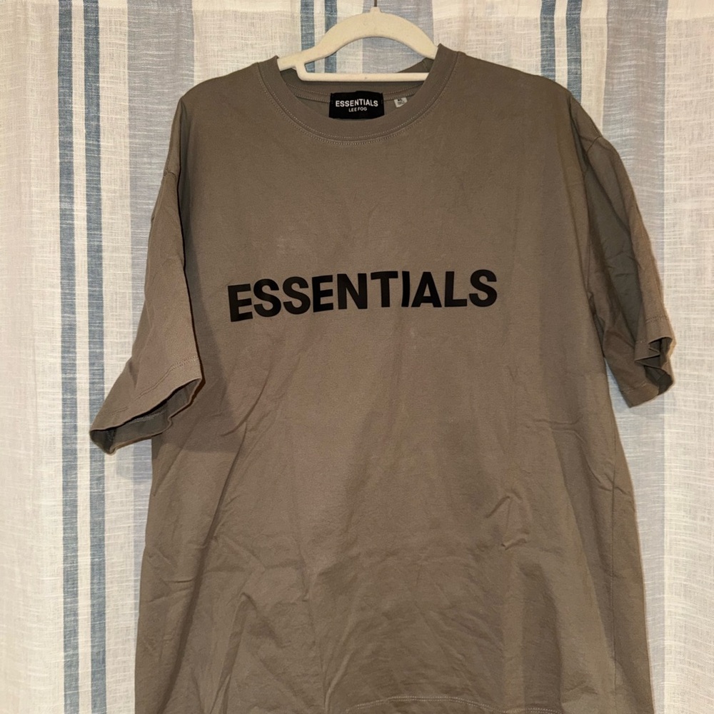 Essentials Men's Taupe Short Sleeve Tee